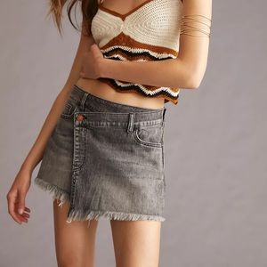 anthropologie pilcro denim skort | size 32